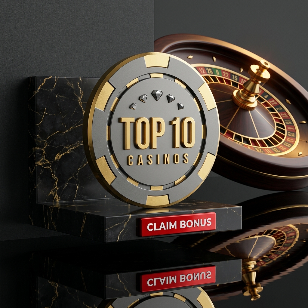 Casino chip and roulette — Top 10 casinos